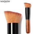 thumbnail image 4 of HBFAGFB Foundation Brush with Wooden Handle Powder Concealer Liquid Make up Applicator Yellow, 4 of 9