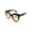 Multicolor, variant on FEISEDY Retro Oversized Square Horn Sunglasses Semi Cat Eye Butterfly Glass Big Thick Bold Frame B2572