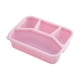 thumbnail image 2 of Lunch box cuadrado de trigo, compartimento de cuatro secciones, tapa transparente, compartimento para frutas, refrigerador fresco, caja complementaria de comida, portátil, metal, dise?o de, 2 of 6