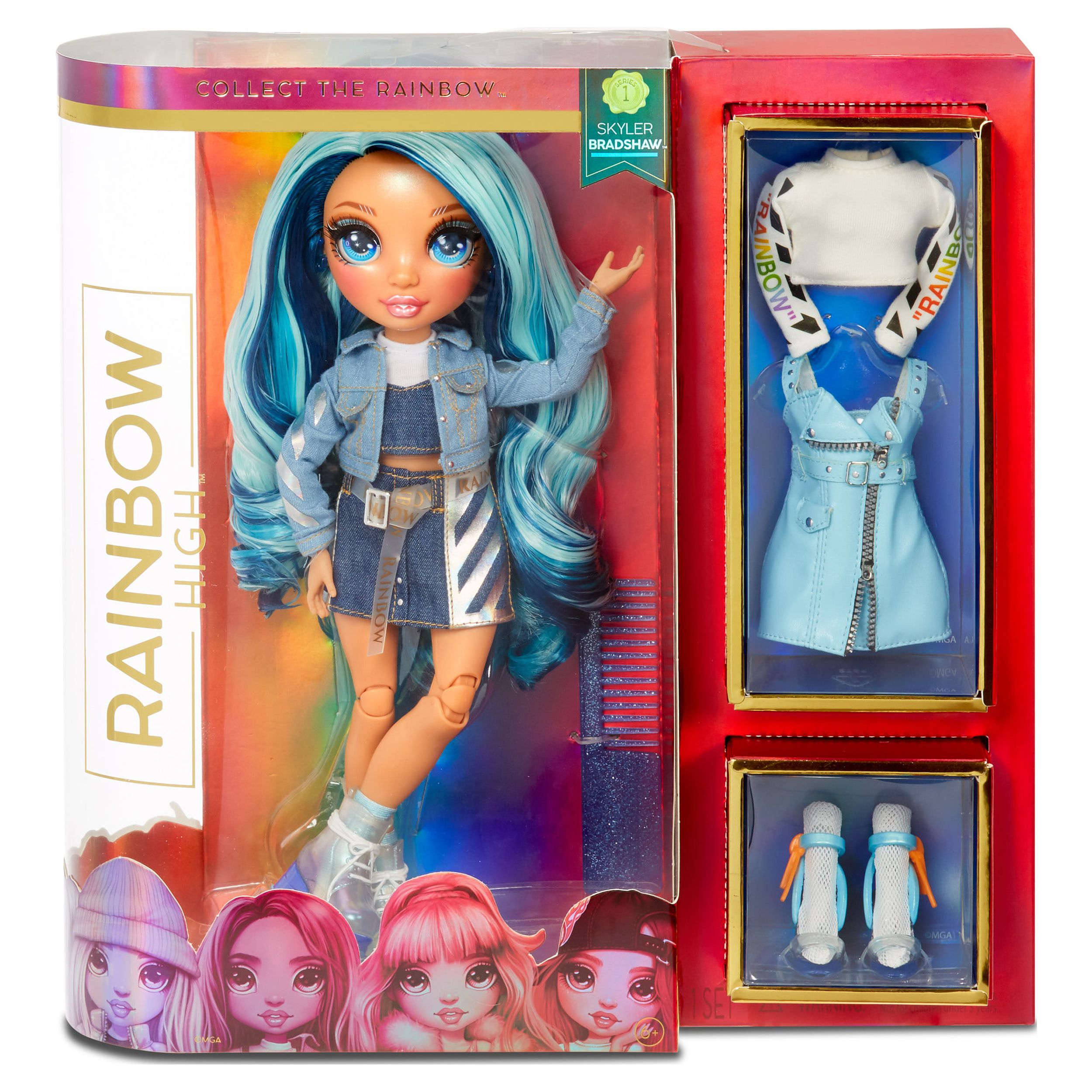 Rainbow High Skyler Bradshaw – Blue Fashion Doll with 2 Outfits - image 5 of 8