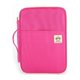 thumbnail image 1 of Qarigey Bolsa de papel para archivos A4, carpeta de almacenamiento de tela Oxford para documentos de sala de reuniones, bolsa con cierre de Bolsas de mensajero y de hombro Rosa roja, 1 of 6