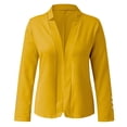 thumbnail image 6 of longantii Blazers for Women Business Casual Open Front Dressy Suit Jacket Cropped Blazers Trendy Office Work Cardigan Jackets, 6 of 6