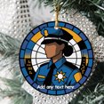 thumbnail image 2 of Police Officer Ornament – Personalized Ornament, Holiday Gifts for Police Officer, Colleagues, Parents or Friends, Christmas 2025, 2 of 4