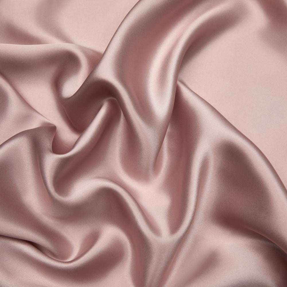 Silk Pillowcase, 100% Pure Mulberry Silk 19 Momme Pillow Cases Cover for Hair and Skin (Queen Size*2 Piece, Cherry Blossom Powder)