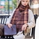 thumbnail image 5 of Bufandas de mujer, chales y envolturas, bufanda de cuello, bufanda de invierno, tacto suave de cachemira, unisex, para hombres y mujeres, bufanda de otoño e invierno, suave, clásica, cálida, 5 of 5