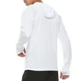 thumbnail image 2 of FEDTOSING Men's UPF 50+ Long Sleeve Shirts Sun Protection SPF/UV Fishing Hoodie T-Shirts White, 2 of 6