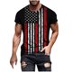 thumbnail image 2 of Tops para hombre, blusas y camisas de manga corta con cuello redondo para hombre, jersey informal de moda con estampado de cuello redondo para hombre, pantalones cortos deportivos para fitness, blusa, 2 of 5