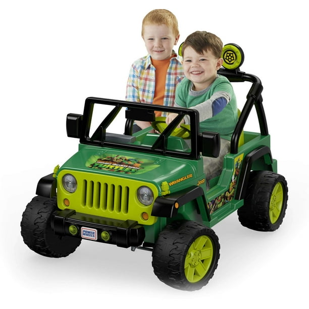 Power Wheels Nickelodeon Teenage Mutant Ninja Turtles Jeep Ride-On ...