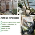 thumbnail image 6 of Transparent Rainproof Cloth Clear Tarp, Plastic Tarps Heavy Duty Waterproof, Rain Cover for Patio, Porch, Greenhouse, Garden, Chicken Coop Outside, 6 of 8