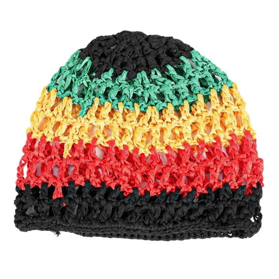 Hollowout Crochet Brimless Hat Simple Cap Breathable Knitted Hat Daily Wear