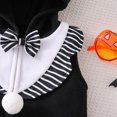 thumbnail image 2 of RUINIXCW Newborn Baby Girl Boy Halloween Cat Costume Infant Fall Winter Cosplay Outfit Warm Fleece Sleeveless Hooded Zipper Romper Stockings Set, 2 of 10