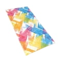 thumbnail image 3 of Polyester Long Towel Multi-Size Water Absorption Good Bright Fluffy Soft For Bathroom Swimming Pool Beach Outdoor Travel Aliceblue Tie-Dye Background Rainbow Colors (2), 3 of 8