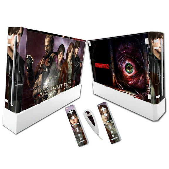 KIPLINK Wii Skin Decal – Full Body Vinyl Cover, Anti-Scratch & Waterproof, Bubble-Free Installation, Custom Gaming & Cartoon Designs