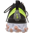 thumbnail image 4 of Nike Women's React Element 55 Premium Running Shoes (Black/Volt/Coral Stardust, 6), 4 of 7