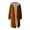 Brown, variant on CPNG Girls Sherpa Fleece Lined Jacket Reversible Padded Down Jackets Thick Hooded Long Sleeve Full Zip Up Long Parka Winter Windproof Thermal Coat