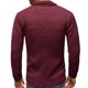 thumbnail image 2 of Gibobby Suéter cárdigan hombre Chaqueta de punto con cremallera completa para hombre, cuello alto, de algodón(Vino,M), 2 of 3