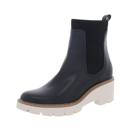 

Steve Madden Womens Gus Faux Leather Laceless Chelsea Boots