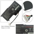 thumbnail image 3 of PA5107U-1BRS Battery For Toshiba Satellite L55-A5284 L55-A5284NR L55-A5299 43Wh, 3 of 6