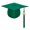 Green, variant on TOPTIE Unisex Kids Graduation Cap with 2026 Tassel and Charm for Preschool and Kindergarten