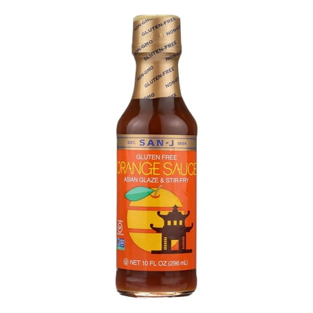 San - J Cooking Sauce - Orange - Case of 6-10 Fl oz.