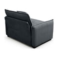 thumbnail image 4 of JERFIT Modern Corduroy Accent Chair Single Seater Sofa with Pillow for Living Room Bedroom Apartment, Grey, 4 of 10