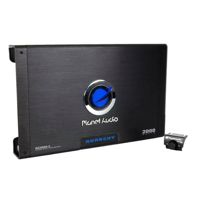 Planet Audio AC2000.2 Amplificateur Audio pour Voiture A/B à 2 Canaux de 2000 Watts avec Télécommande