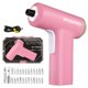 thumbnail image 1 of Destornillador inalámbrico WORKPRO 4V USB 28 piezas con LED rosa claro, 1 of 8