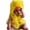 Yellow, variant on Ruyang Toddler Boys Girls Halloween Clothes Furry Animals Outfits Sleeveless Zip up Fuzzy Hooded Outfit Cute Clothes