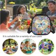 thumbnail image 6 of Jeiento Dragonfly Backpack for School Girls 8-10/10-12 Elementary School Bag with Lunch Box Pencil Case Mandala Flower Middle Bookbag Back Packs for Kids Daycare Satchel Bagpack, 3 IN 1, 6 of 7