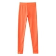 thumbnail image 4 of TiaoBug Girls' Swim Bottoms Swimming Leggings Rash Guard UV Sun Protection Beach Sports Trousers Orange 8, 4 of 7