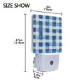 thumbnail image 4 of Yayeee LED Night Light for The Home Plug in With Light Sensors 2 Pack, Blue Plain, 4 of 6