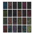 thumbnail image 4 of 24 Pcs Pochoirs de Lettres en Plastique Souple, 4 of 8
