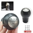 thumbnail image 1 of 5 Speed Manual Gear Shifter Knob Leather Case For Honda Fit For Jazz 2009-2015 Head, 1 of 8