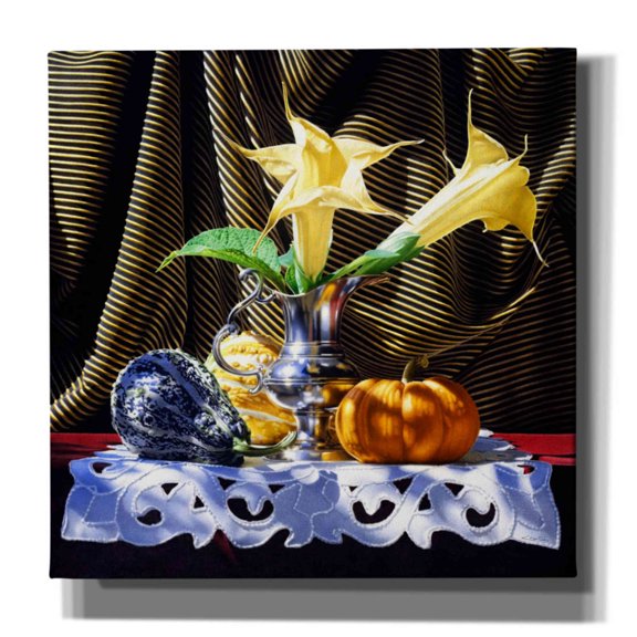 Epic Graffiti 'Trumpeter' by Francois Chartier, Canvas Wall Art, 37"x37"