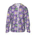 thumbnail image 2 of Lsque Daisies Flowers UPF 50+ Lightweight Sun Protection Men's Women's Long Sleeve Shirt, Hoodie Performance -Large, 2 of 9