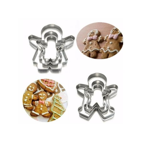 Boy Cookie Bouquet - 3pcs Christmas Ginger Bread MAN WOMAN BOY GIRL Cake Pastry Cookie Biscuit Cutter