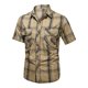 thumbnail image 1 of Camiseta de Manga Corta de la Moda de los Hombres Casual Color Sólido Bolsillos de Carga Botones Gira Cuello Superior, 1 of 9