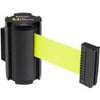 Lavi Industries 50-3010WB-FY Wall Mount 7 ft. Retractable Belt Barrier, Fluorescent Yellow