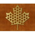 thumbnail image 3 of Torched Maple Leaf Beer Cap Holder Wall Mount Display Decor 19"x16"x0.25", 3 of 3