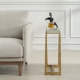 thumbnail image 5 of Uttermost Midas Thick Crystal Accent Table in in Gold, 5 of 8
