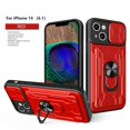 thumbnail image 1 of Magnetic Phone case compatible iPhone 14 Slide Camera Lens Protection and Built in 360 Rotatable Ring Holder Cheap and fine, 1 of 5