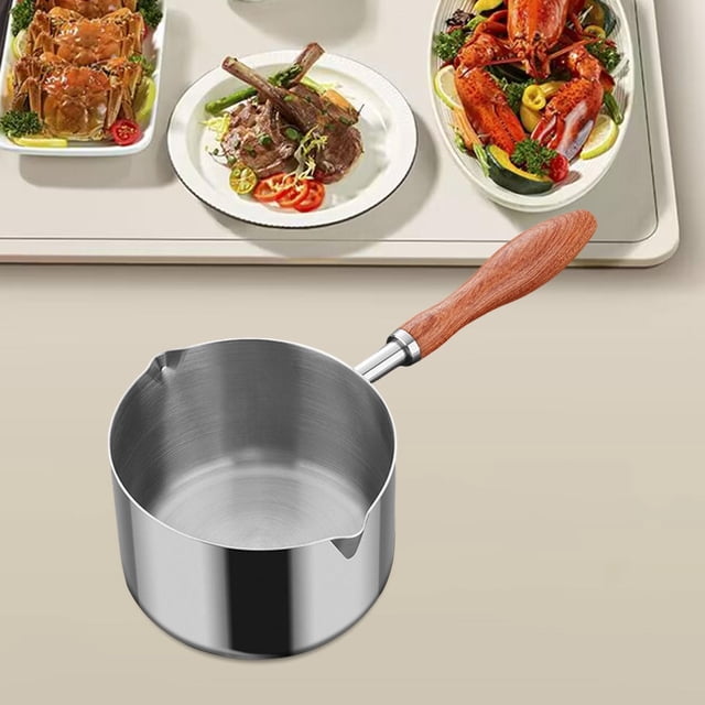 Hot Oil Pan Cooking Pot Nonstick Pancake Pot for RV Travel Home Heating Soup 500ml
