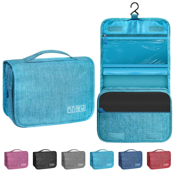 Neceser YEMEDA Travel impermeable con gancho, 1 L, color azul cielo