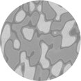 thumbnail image 1 of Ahgly Company Machine Washable Indoor Round Transitional Silver Gray Area Rugs, 7' Round, 1 of 7