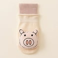 thumbnail image 2 of RXMEKW Non-Slip Grip Socks For Infants And Toddlers Mid-Calf Cute Decor Floor Socks Pink Size M, 2 of 3