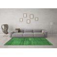 thumbnail image 3 of Ahgly Company Indoor Rectangle Abstract Emerald Green Modern Area Rugs, 5' x 8', 3 of 4
