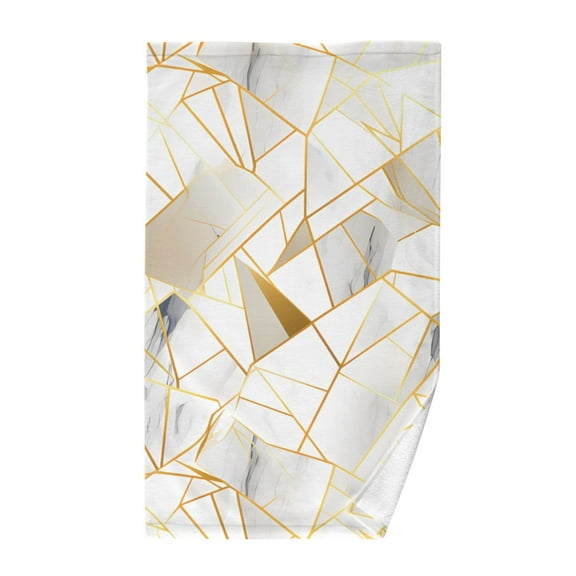 Geometry Marble Cotton Face Towels Soft Hand Towel Absorbent Bathroom Towel for Kitchen Hotel Decoration