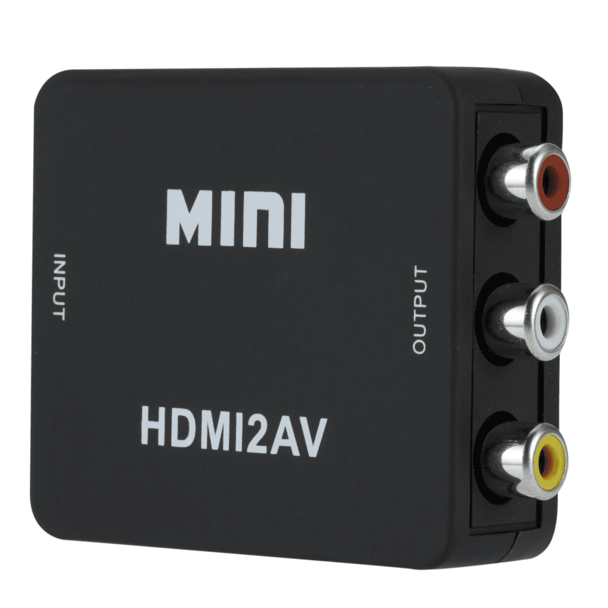 1080P HDMI-compatible to RCA Converter AV/CVSB L/R Video Box HD 1920*1080 HDMI2AV Support NTSC PAL Output HDMI To AV