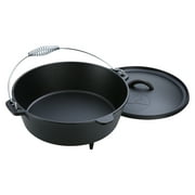 Ozark Trail 5-Quart Pre-Seasoned Nonstick Cast Iron Dutch Oven with Spiral Bail Handle