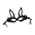 thumbnail image 1 of Runquan Rabbit Dress Up Prop Head Half Face Girl Eye for Halloween Masquerade, 1 of 6